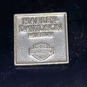 Harley Davidson Museum Pin Original Bar Shield Biker Moto Style Edgy Vest Hat